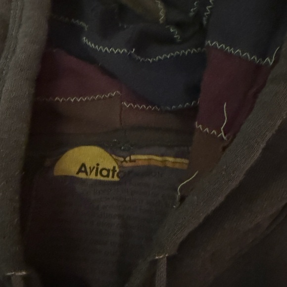 Vintage Aviator Nation Custom Dyed Hoodie - Picture 5 of 6